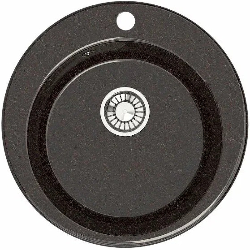 Мойка круглая BERGG диаметр 475 царский янтарь L030G038 + комплект