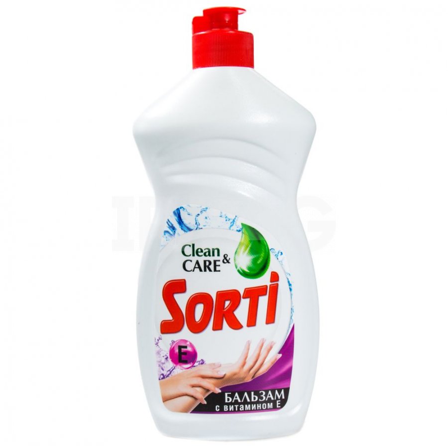Средство для мытья посуды "SORTI" бальзам витамин Е 400мл 