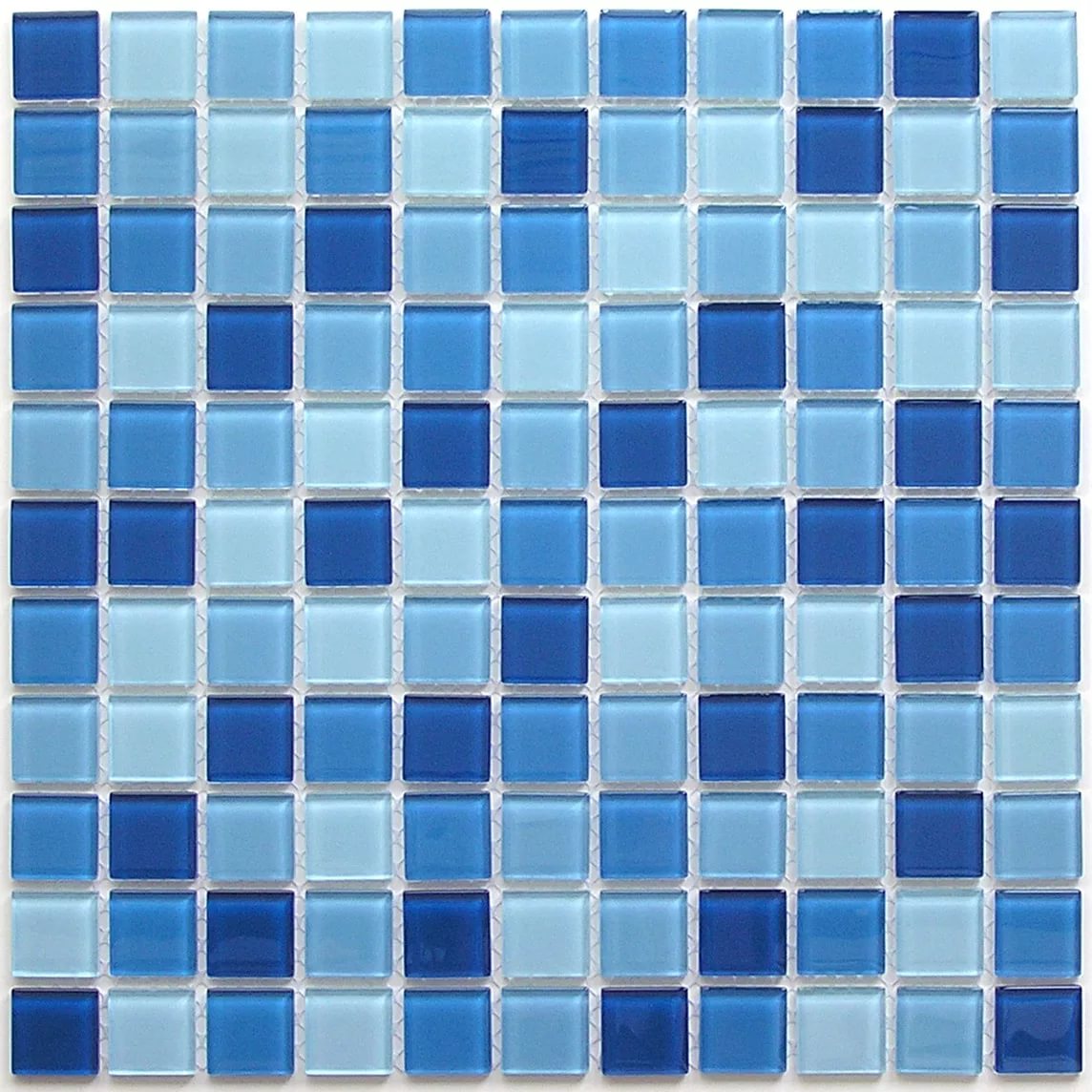 Мозаика Стеклянная Bonaparte Navy blue 30х30см