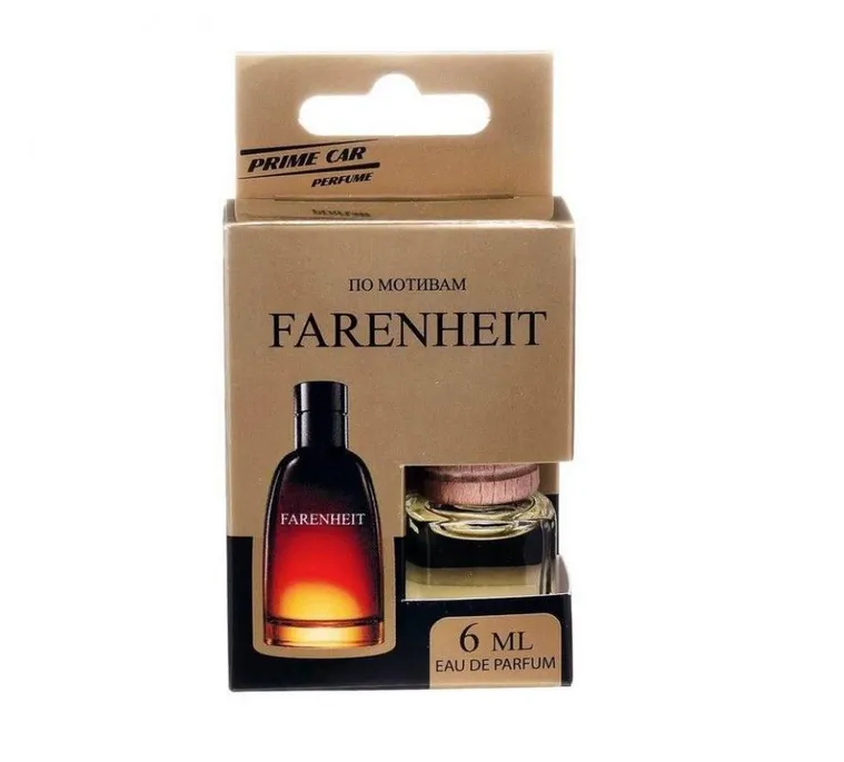 Ароматизатор подвесной стеклянный Perfume №1-FARENHEIT 6мл  