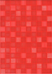 Декор Капри мозайка Красный 25х35см