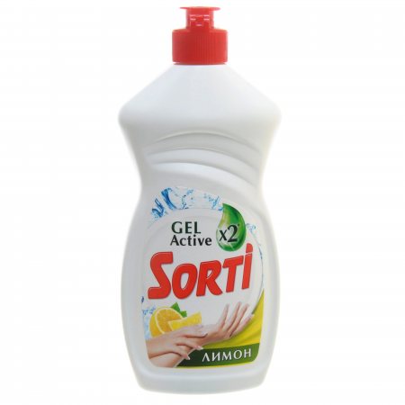 Средство для мытья посуды "SORTI" лимон 450мл