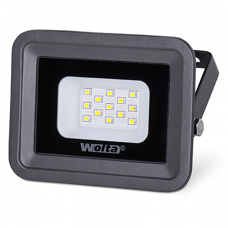 Прожектор светодиодный 10Вт IP65 5700К черный Wolta WFL-10W-06 /079/
